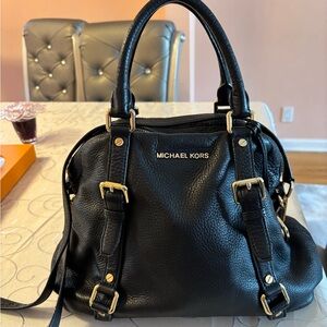 Michael Kors Black Leather Handbag
